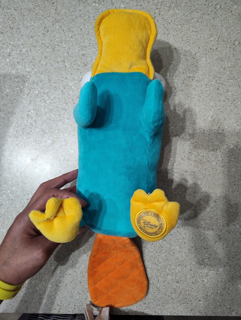 Disney Teal, Yellow & Orange Perry the Platypus Plush